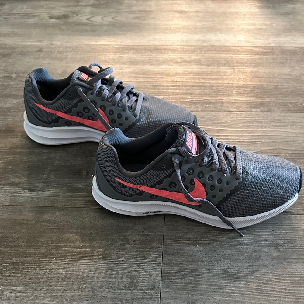 Nike Charcoal and Coral Athletic Sneakers
